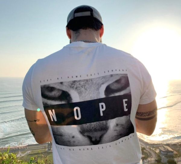 Polo Blanco «Gato Hope»